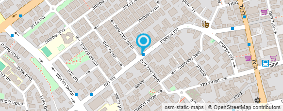 מפת הגעה אל בי"ס לנהיגה גור תלם