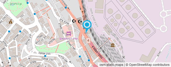 מפת הגעה אל מוזיאון הרכבת