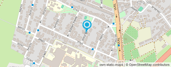 מפת הגעה אל ד"ר ויזל בועז