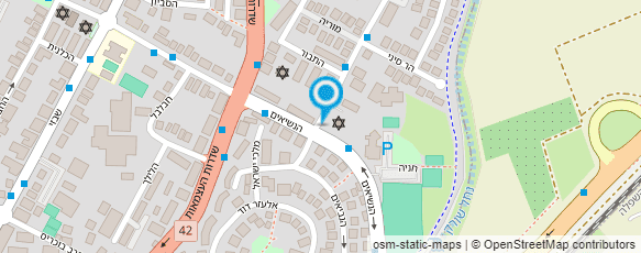 מפת הגעה אל כולל תפארת יעקב (ישיבה לצעירים יבנה)