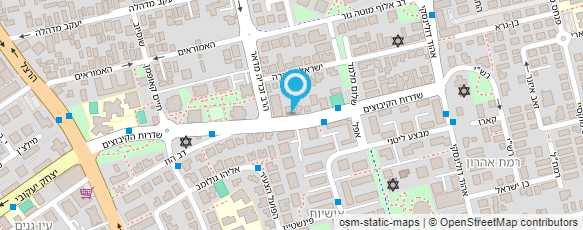 מפת הגעה אל נעם רחובות - בנים