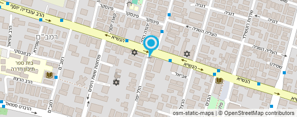 מפת הגעה אל המרכז למכונות תפירה מפת הגעה אל המרכז למכונות תפירה