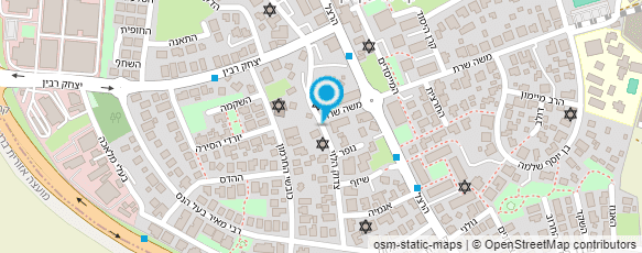 מפת הגעה אל ביה"ס בן צבי