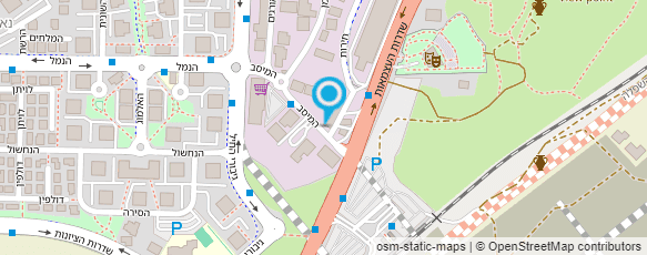 מפת הגעה אל תבור בני מוסך החוף בע"מ