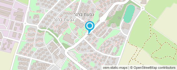 מפת הגעה אל אזורי מקיף ע"ש י.ח. ברנר
