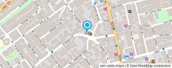 מפת הגעה אל נעמת - מרחב רחובות