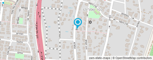 מפת הגעה אל אגודת מים שתופית בכפר שמריהו בע"מ