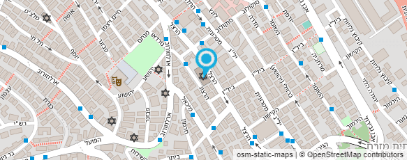 מפת הגעה אל מרכז למידה והכשרת עובדי הוראה