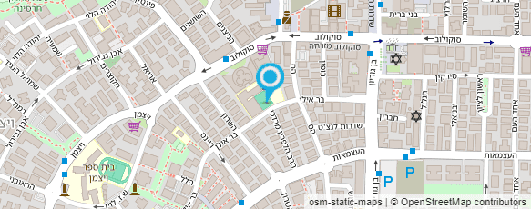 מפת הגעה אל ממ"ד בר-אילן