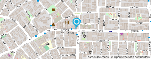 מפת הגעה אל עו"ד ונוטריונים דב ורון קדרון