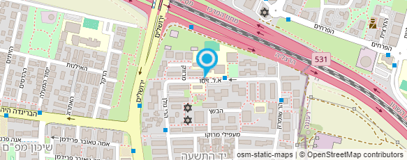 מפת הגעה אל ממלכתי ע"ש ב.ז. הרצל בהרצליה