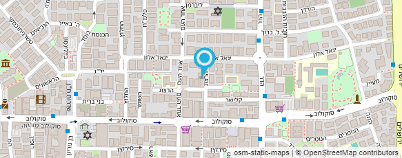 מפת הגעה אל יעקובוביץ הרב יצחק יחיאל