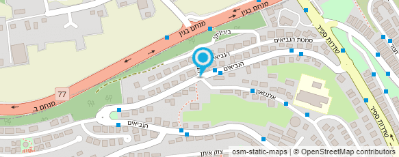 מפת הגעה אל ביה"ס איילים