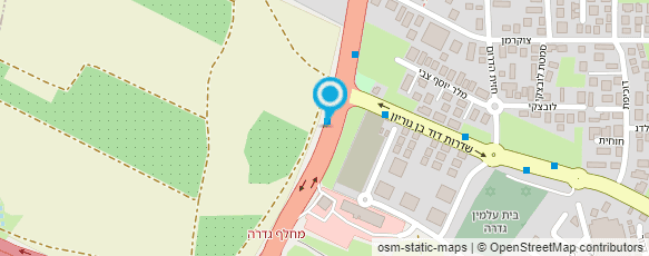 מפת הגעה אל חשמליות סופר גדרה מפת הגעה אל חשמליות סופר גדרה