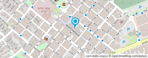 מפת הגעה אל תכשיטי בן דהן מפת הגעה אל תכשיטי בן דהן