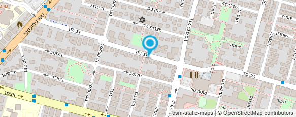 מפת הגעה אל פרופ' גרינבאום מיכאל