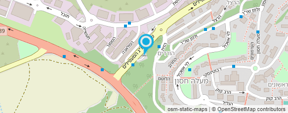 מפת הגעה אל תחנת דלק פז