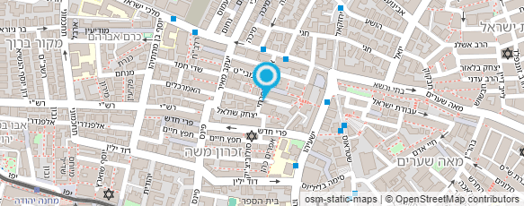 מפת הגעה אל יצחק אופניים- ישראל אייזנבאך