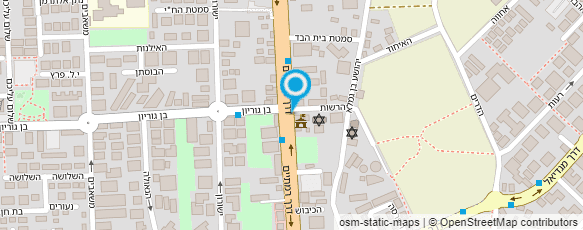 מפת הגעה אל עיריית הוד השרון