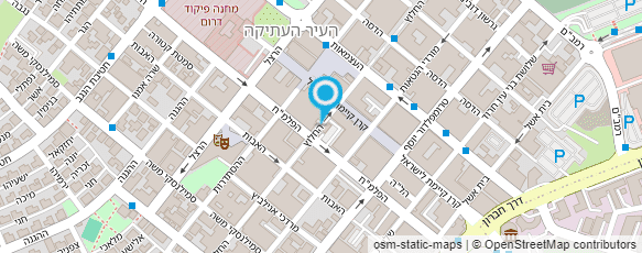 מפת הגעה אל עשהאל פירות יבשים