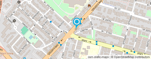 מפת הגעה אל מפגש טרנר