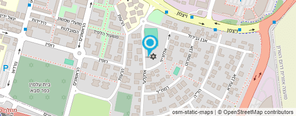 מפת הגעה אל מרכז חינוך אורט