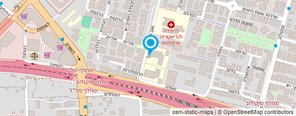 מפת הגעה אל חטיבת הביניים ע"ש שז"ר