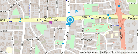 מפת הגעה אל האגודה למען החייל-הנהלה