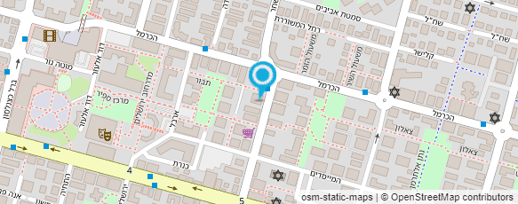 מפת הגעה אל גלריה לאומנות א. שימקוביץ