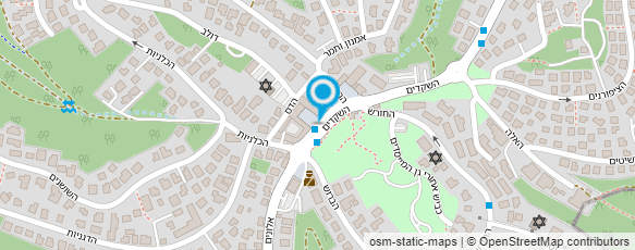 מפת הגעה אל אגי עיצוב שיער