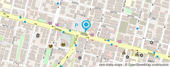 מפת הגעה אל ישיבת "בני עקיבא"