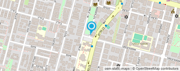 מפת הגעה אל תיכון ע"ש אוסטרובסקי