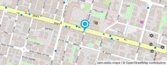 מפת הגעה אל ד"ר אדנבורג שלמה