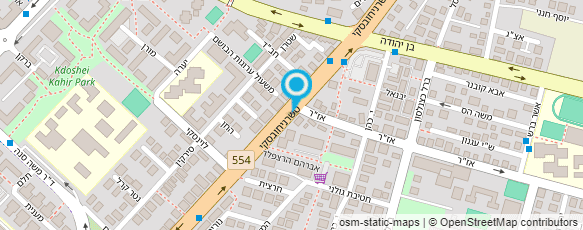 מפת הגעה אל בית חינוך תיכון ע"ש ברל כצנלסון