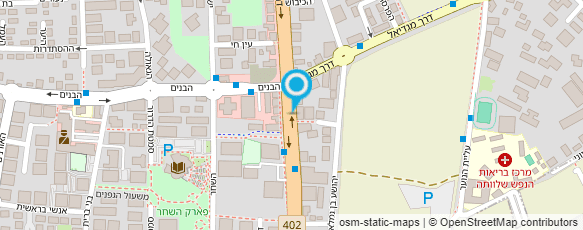 מפת הגעה אל מוניות הוד השרון מפת הגעה אל מוניות הוד השרון