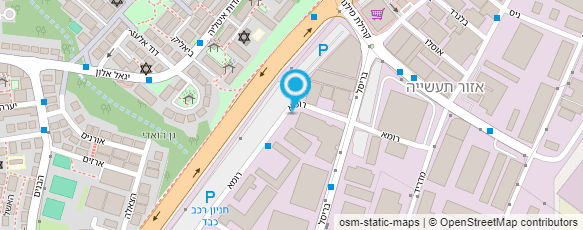 מפת הגעה אל מוסך יפרח