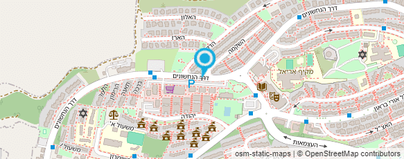 מפת הגעה אל אופטיקה אריאל מפת הגעה אל אופטיקה אריאל