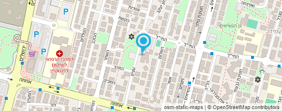 מפת הגעה אל מע"ש-מרכז עבודה שיקומי