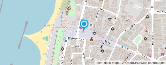 מפת הגעה אל מלון "חוף"