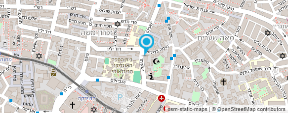 מפת הגעה אל פלאפל עוזי