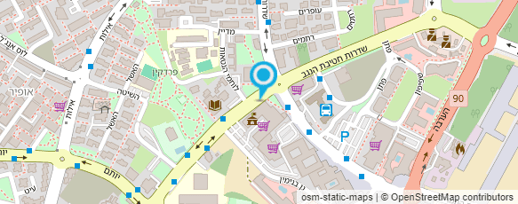 מפת הגעה אל מטב עמותה לשרותי טיפול ורווחה