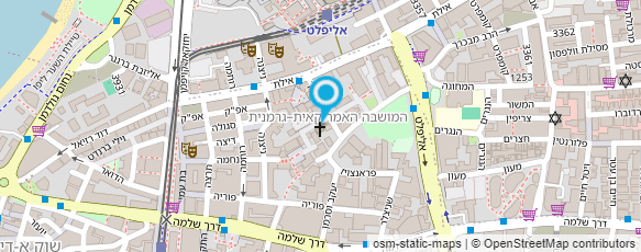 מפת הגעה אל כנסית עמנואל (לותרנית)