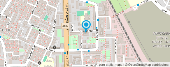 מפת הגעה אל מרכז קהילתי פאני קפלן