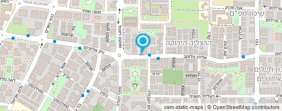 מפת הגעה אל גינון ופיתוח