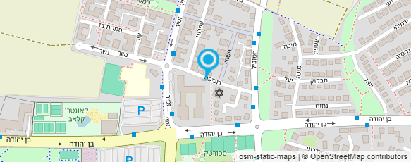 מפת הגעה אל ד"ר לבנון בועז