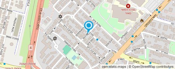 מפת הגעה אל שירי בני - עסקי רכב