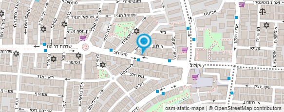 מפת הגעה אל מרכז ההשחזות