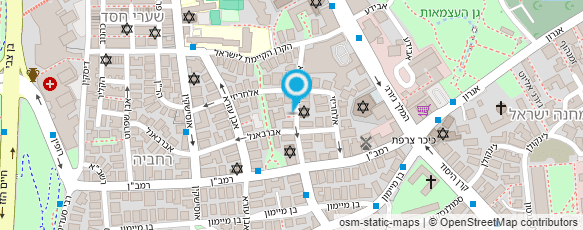 מפת הגעה אל יד יצחק בן צבי