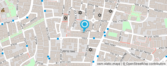 מפת הגעה אל ישיבת חכמי לובלין