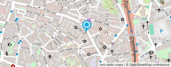 מפת הגעה אל אטליז העדה החרדית